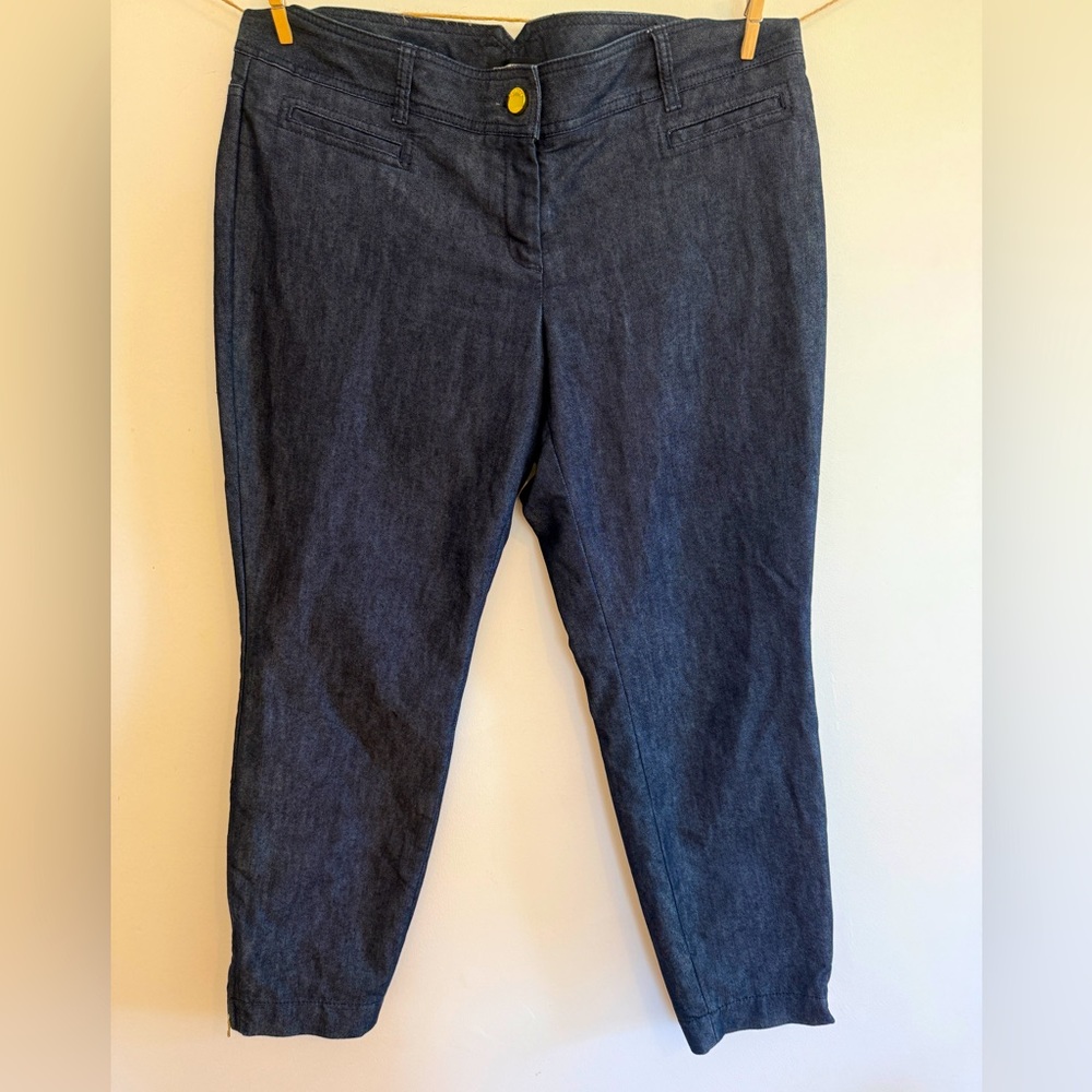 Express Design Studio Denim Capri Pants